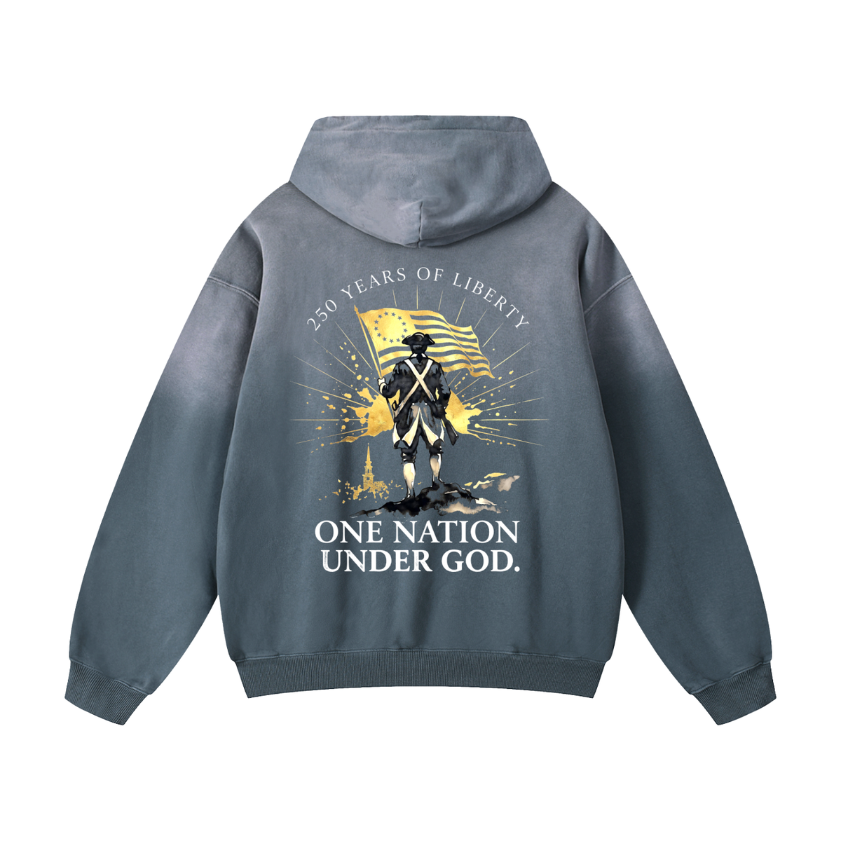 One Nation Heavyweight Sunfade Oversized Hoodie