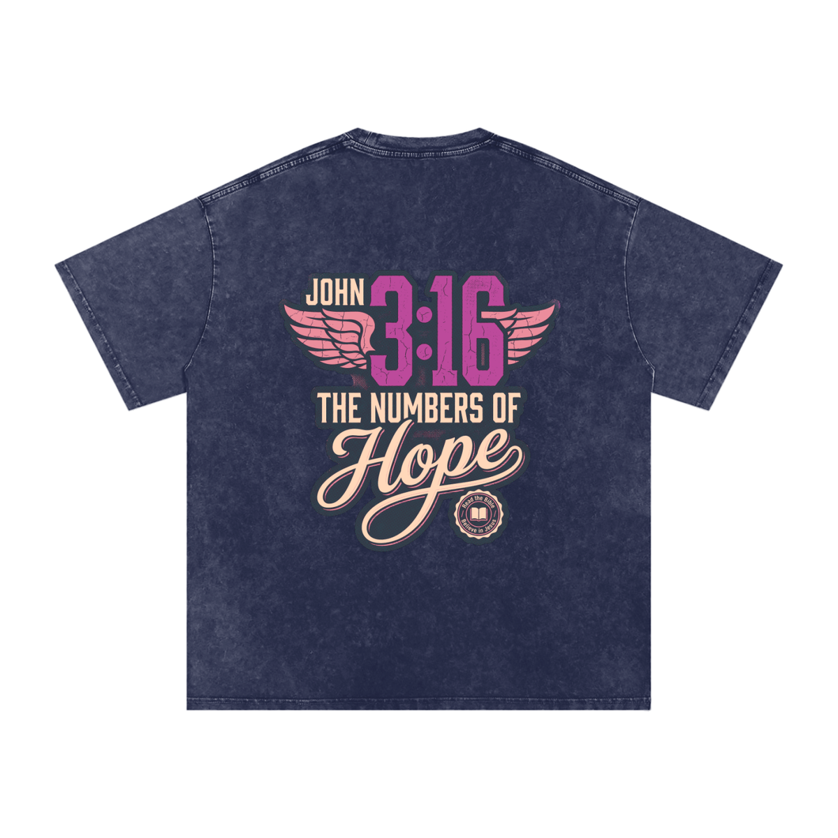 316 Snow Washed Oversized Cotton T-Shirt