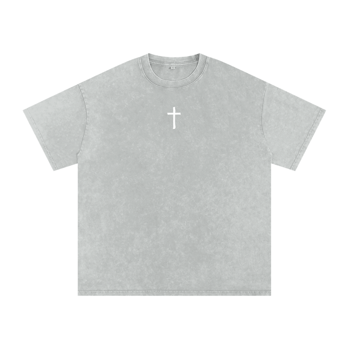 Battle Snow Washed Oversized Cotton T-Shirt