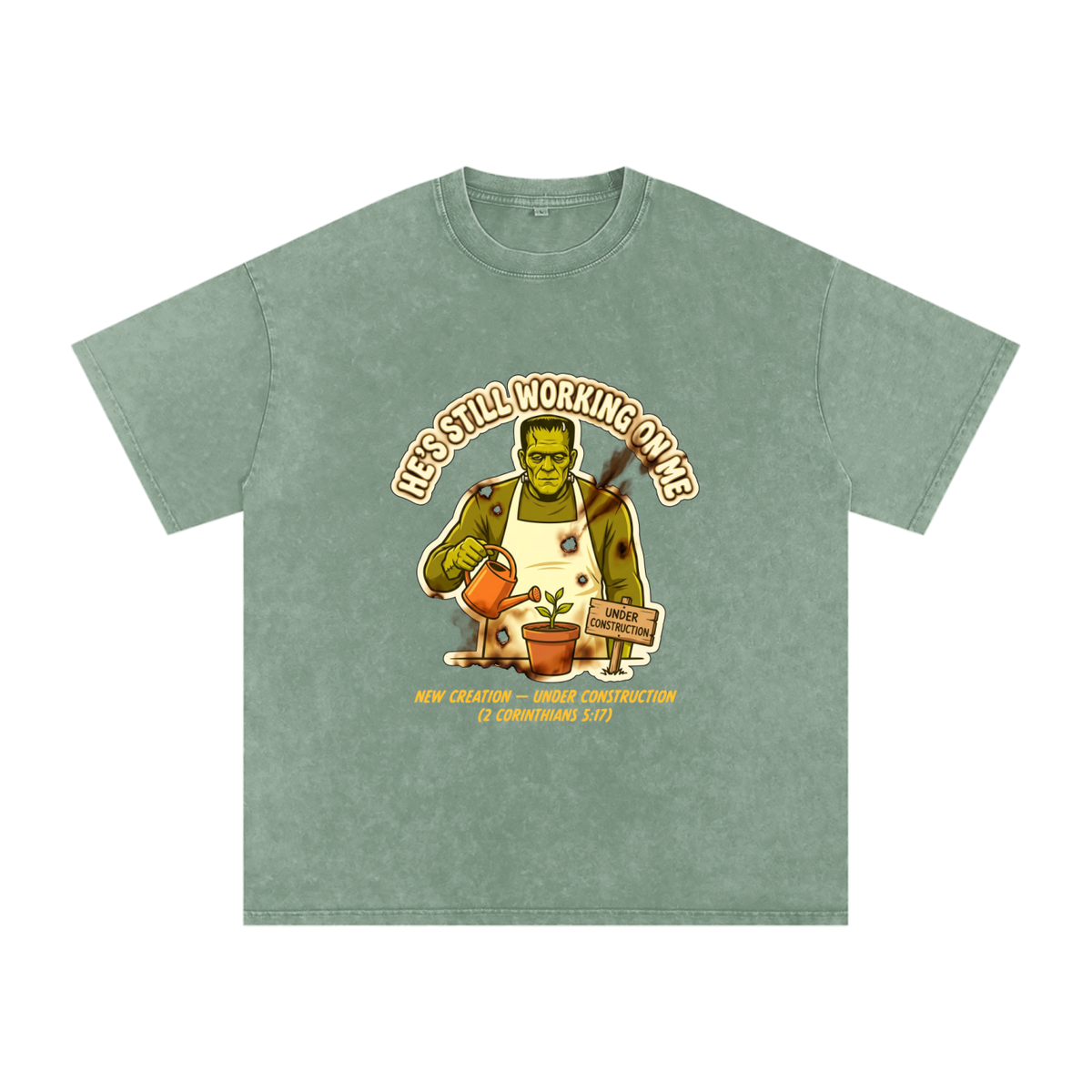 Franky Snow Washed Oversized Cotton T-Shirt