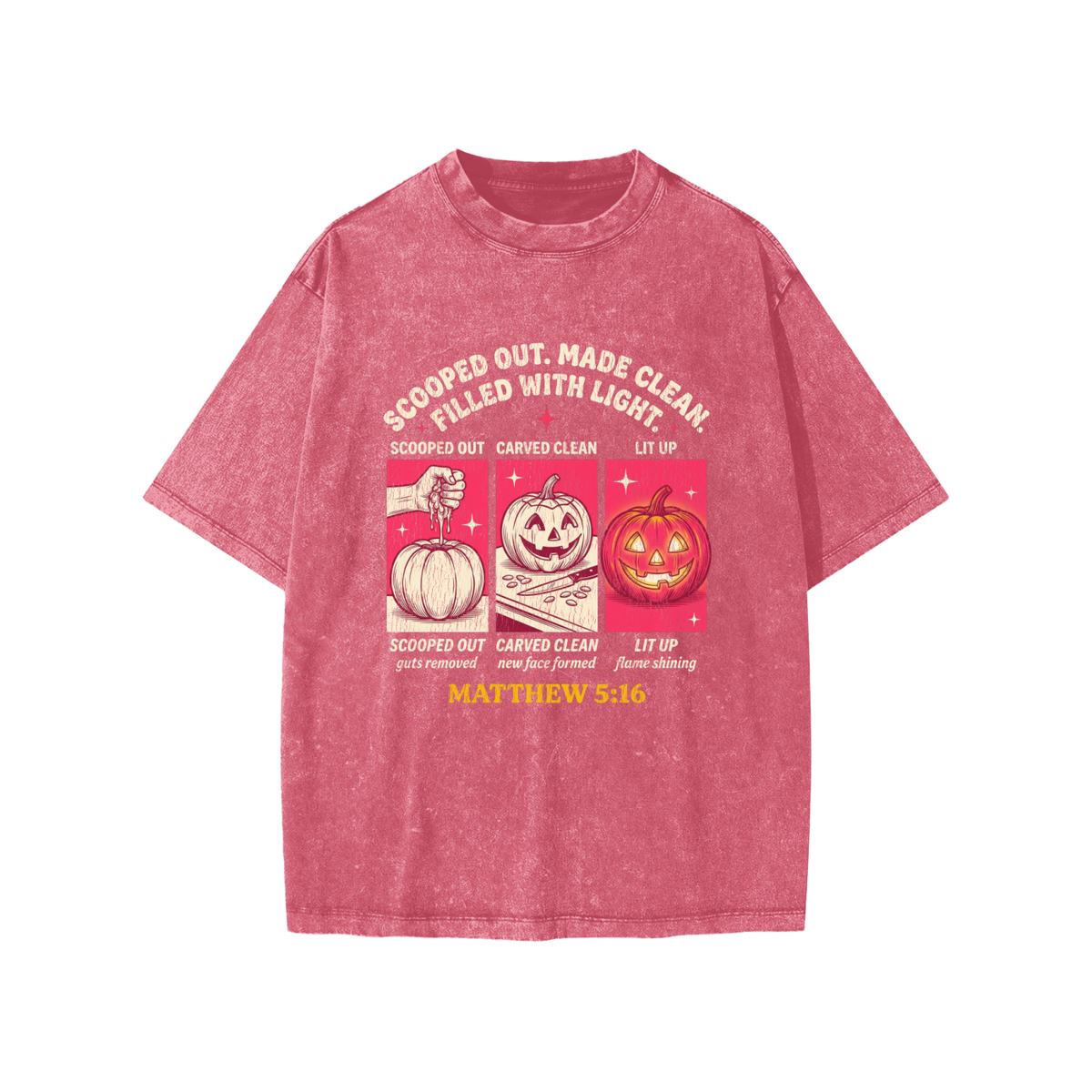 Scooped out Snow Washed Kids' T-Shirt