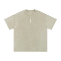 King of Kings Snow Washed Oversized Cotton T-Shirt