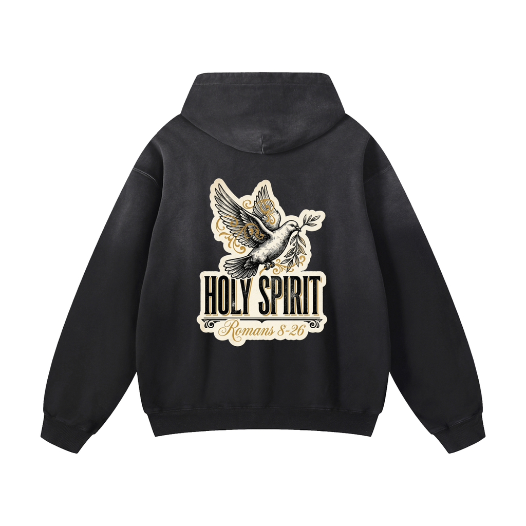 Holy Spirt Heavyweight Sunfade Oversized Hoodie