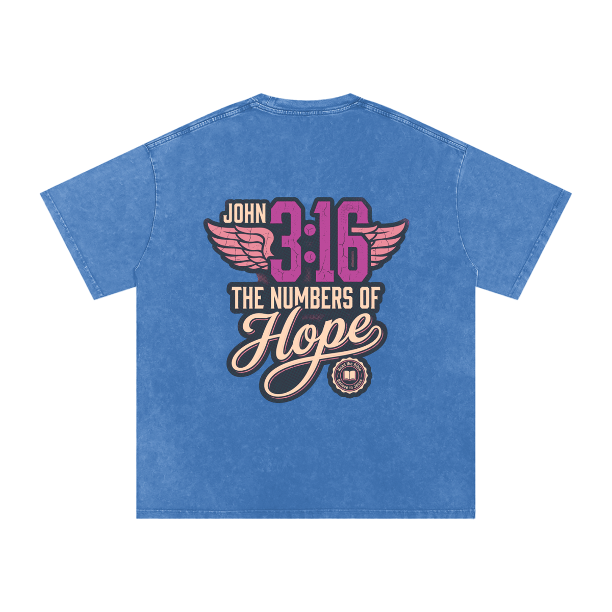 316 Snow Washed Oversized Cotton T-Shirt