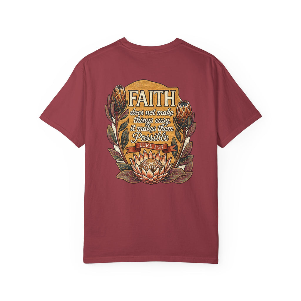Faith Christian Cross T-Shirt — "I Surrender All" Vintage Faith Graphic Tee