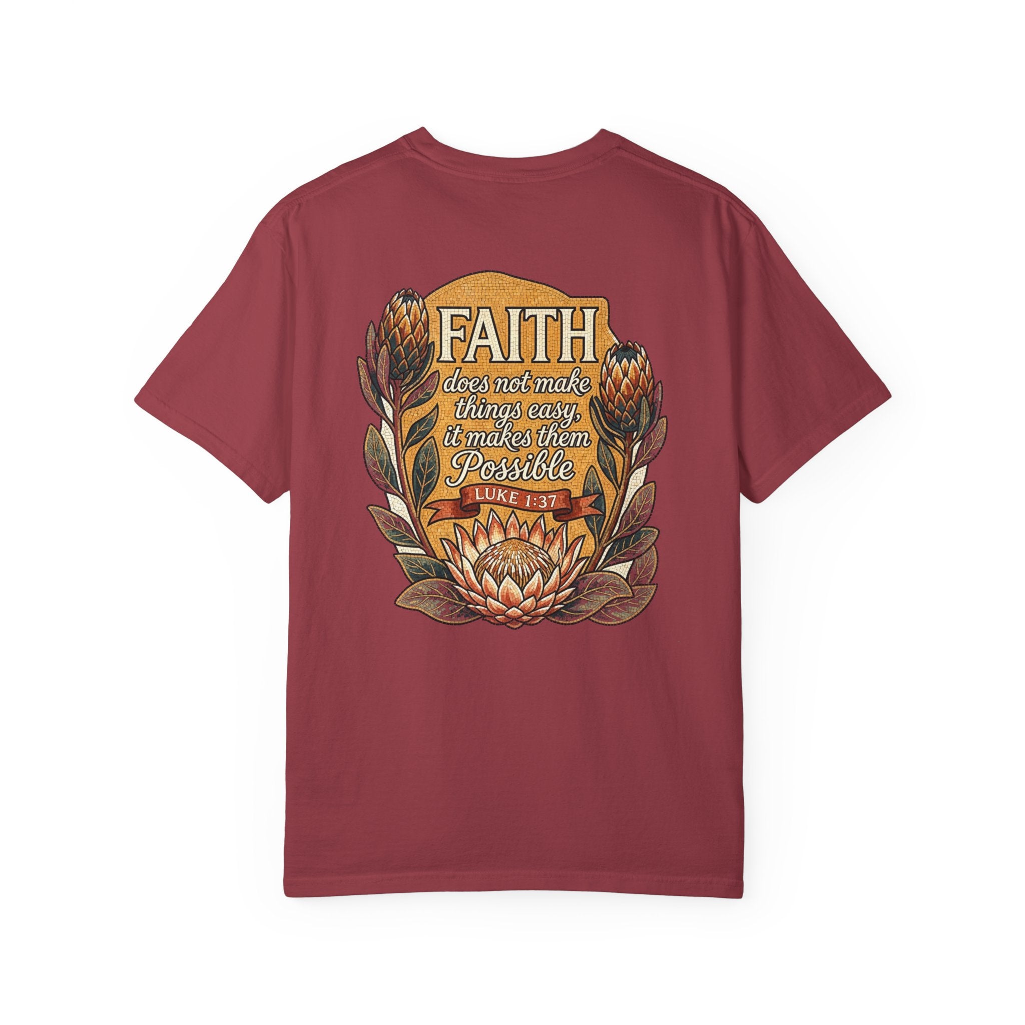 Faith Christian Cross T-Shirt — "I Surrender All" Vintage Faith Graphic Tee
