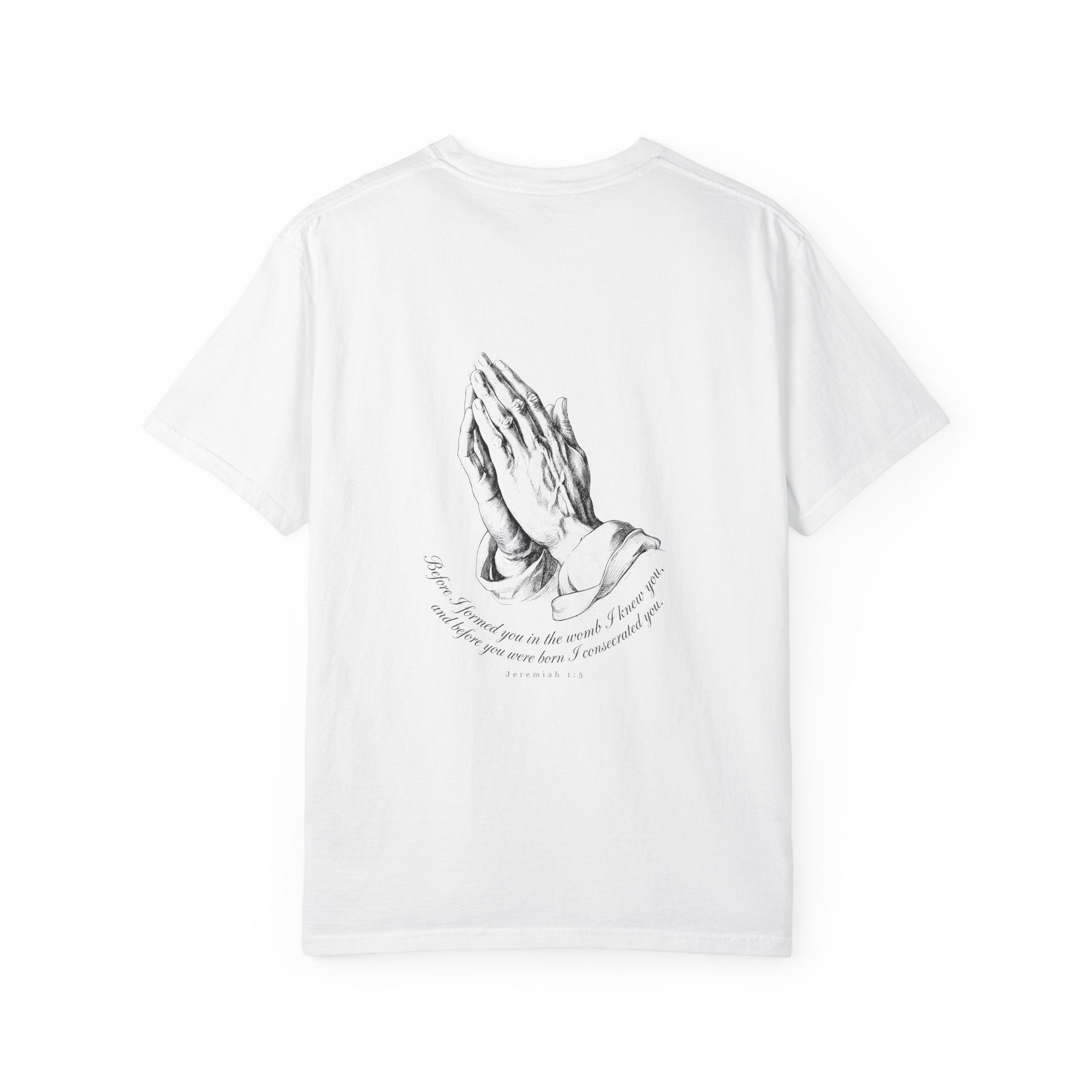 Praying Hands Graphic T-Shirt – Spiritual Vintage Prayer Tee