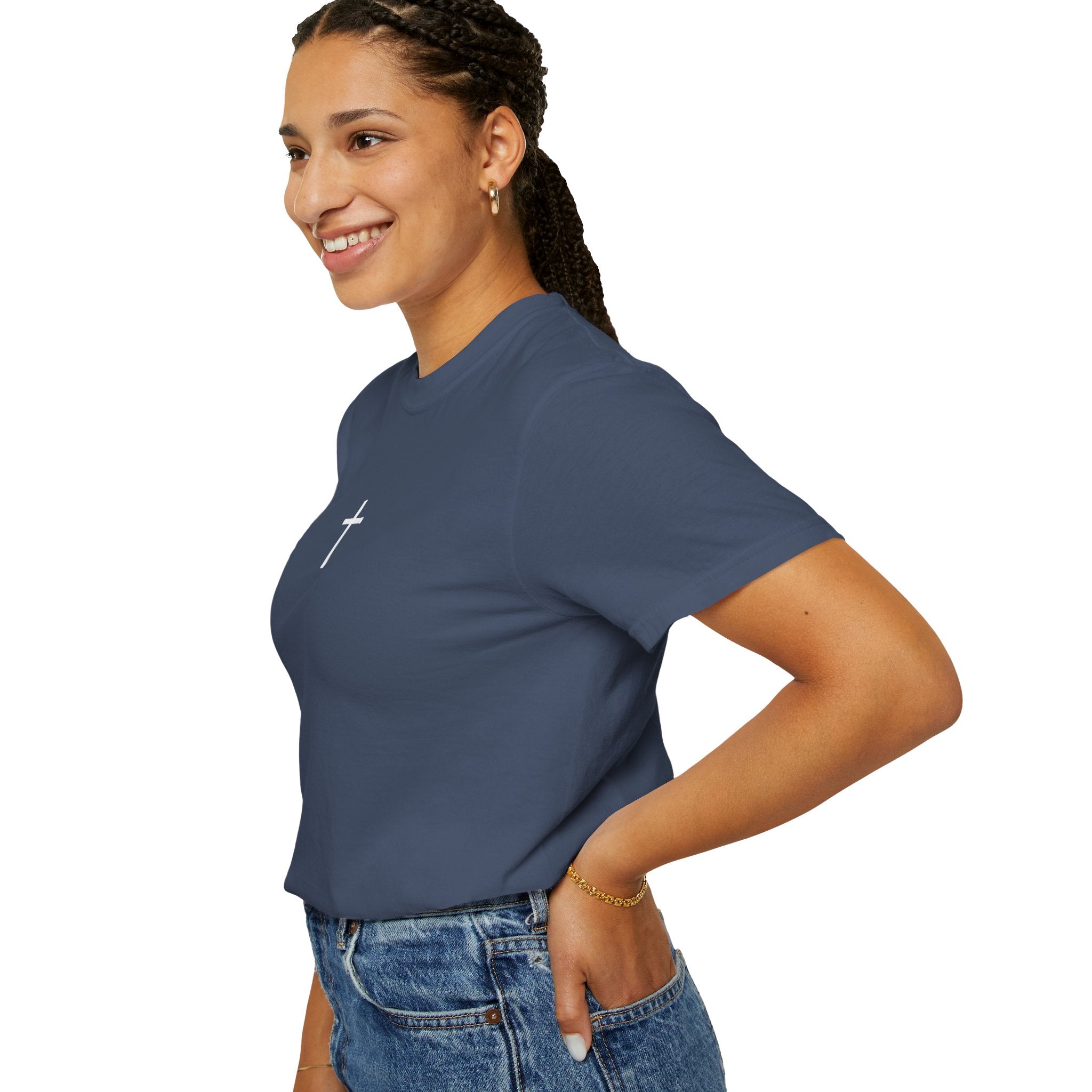 Almighty Cross T-Shirt — "I Am the Almighty" Scripture Tee