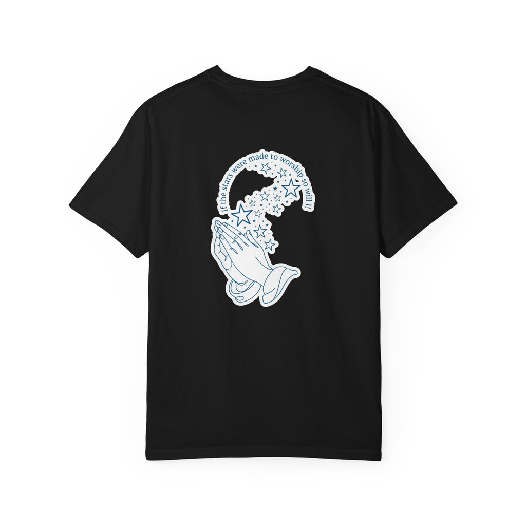 Praying Hands Cross T‑Shirt — Christian Faith Graphic Tee