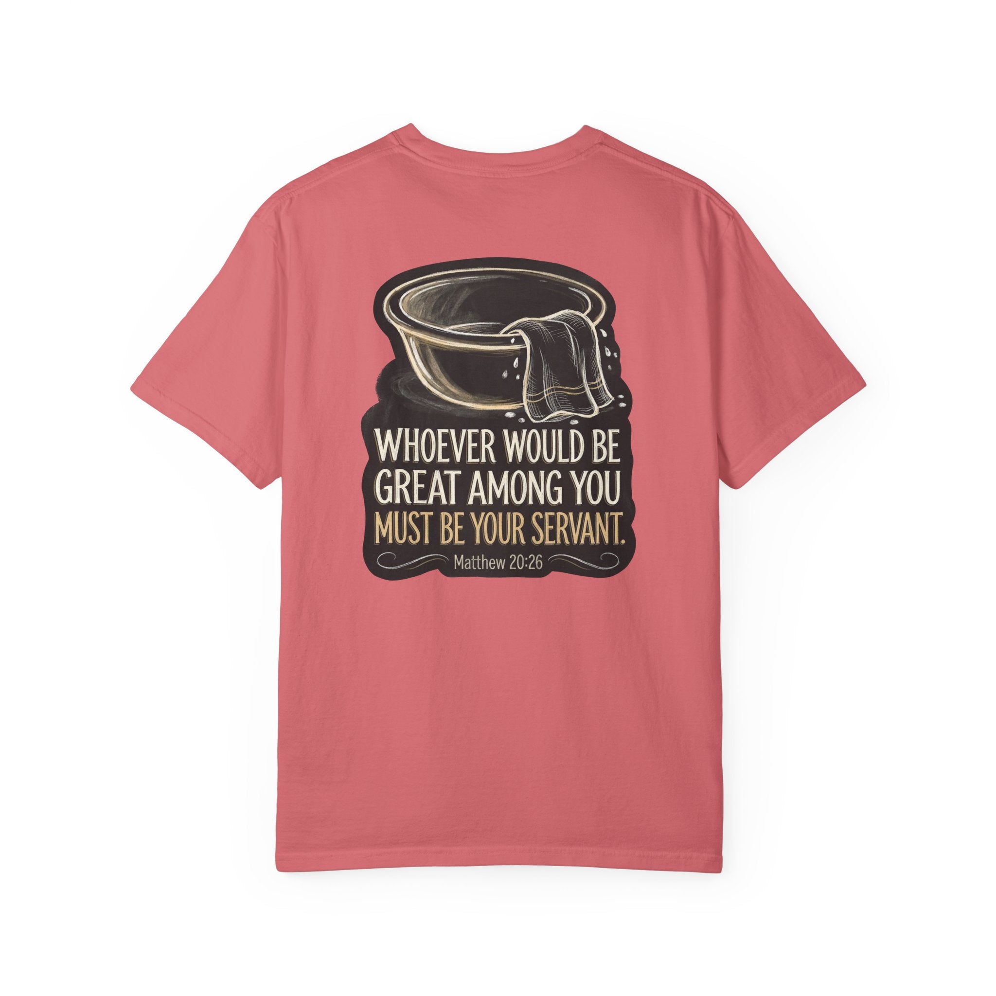 Great among you T-shirt | Christian Cross Tee ALT LIGHT