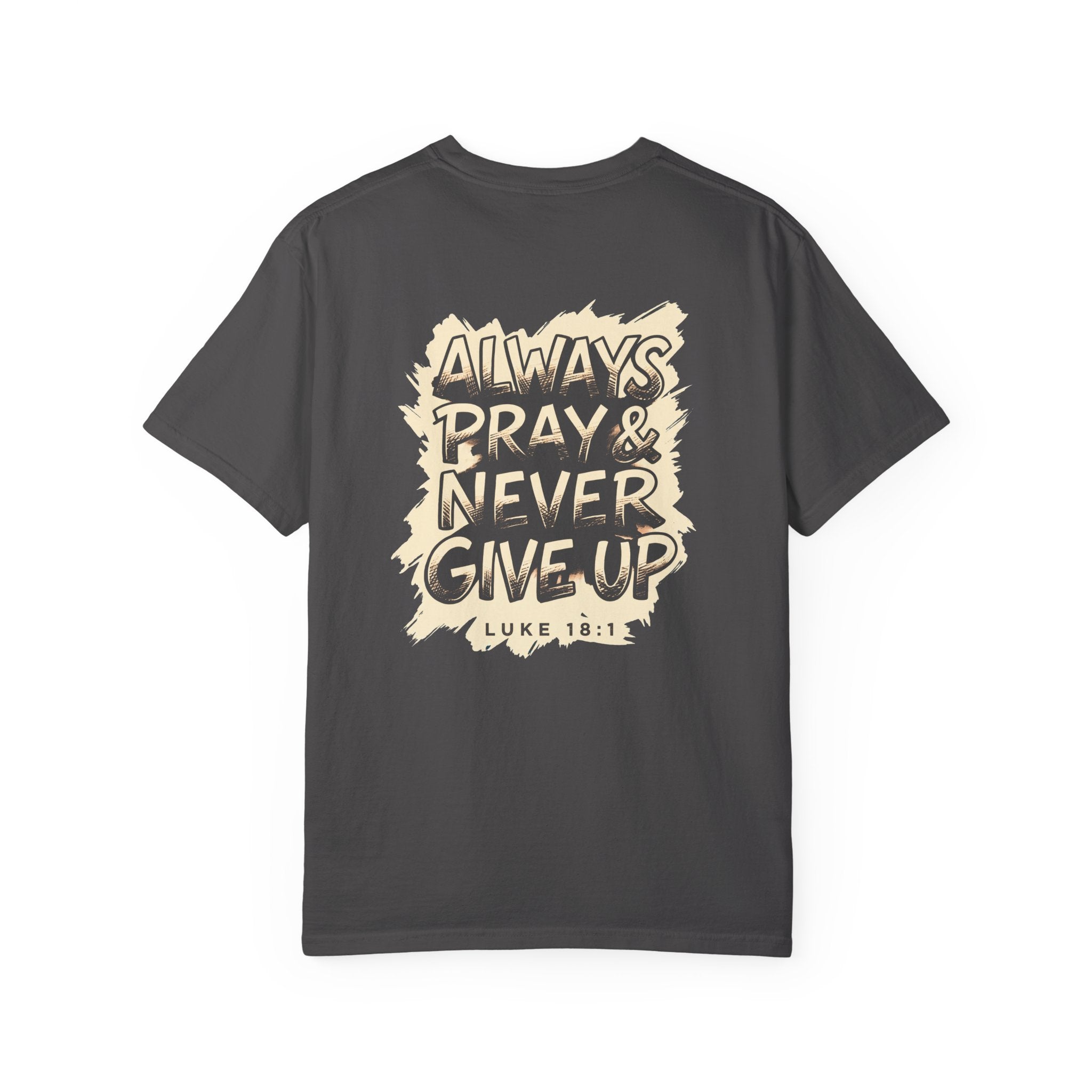 Never give up T-shirt | Christian Cross Tee