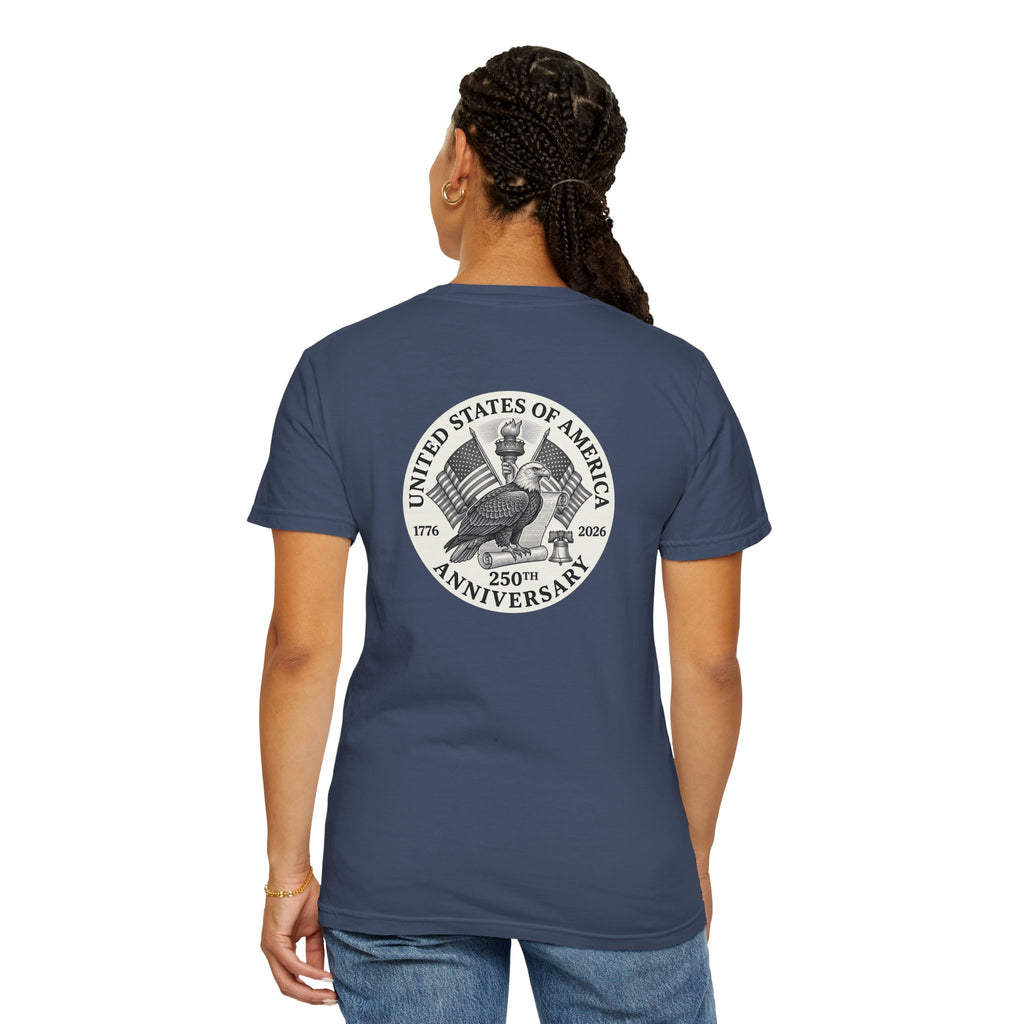 America 250th Anniversary T‑Shirt — Vintage Eagle Seal Tee
