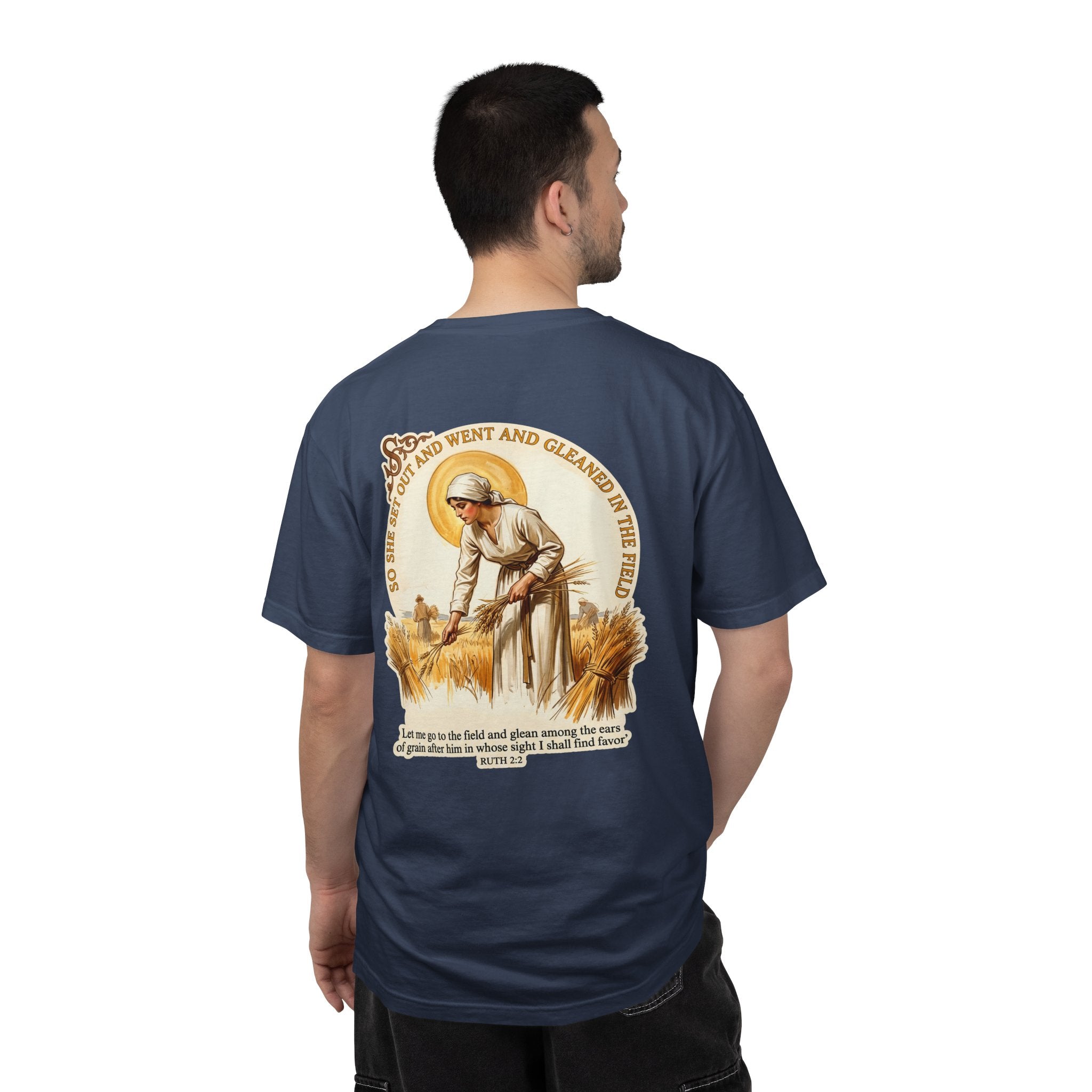 Christian Cross T-Shirt — Vintage Ruth Gleaning Graphic Tee