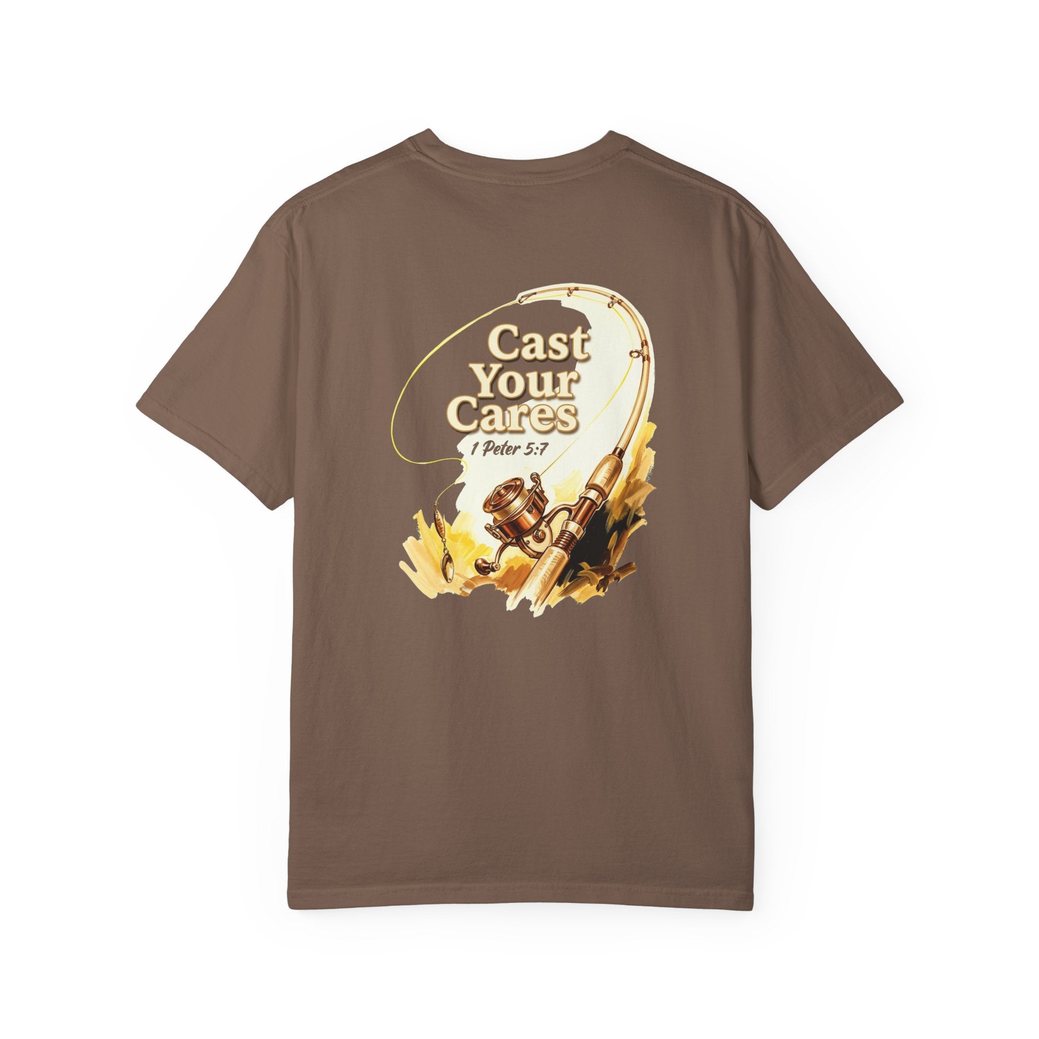 Cast your cares T-shirt | Christian Cross Tee