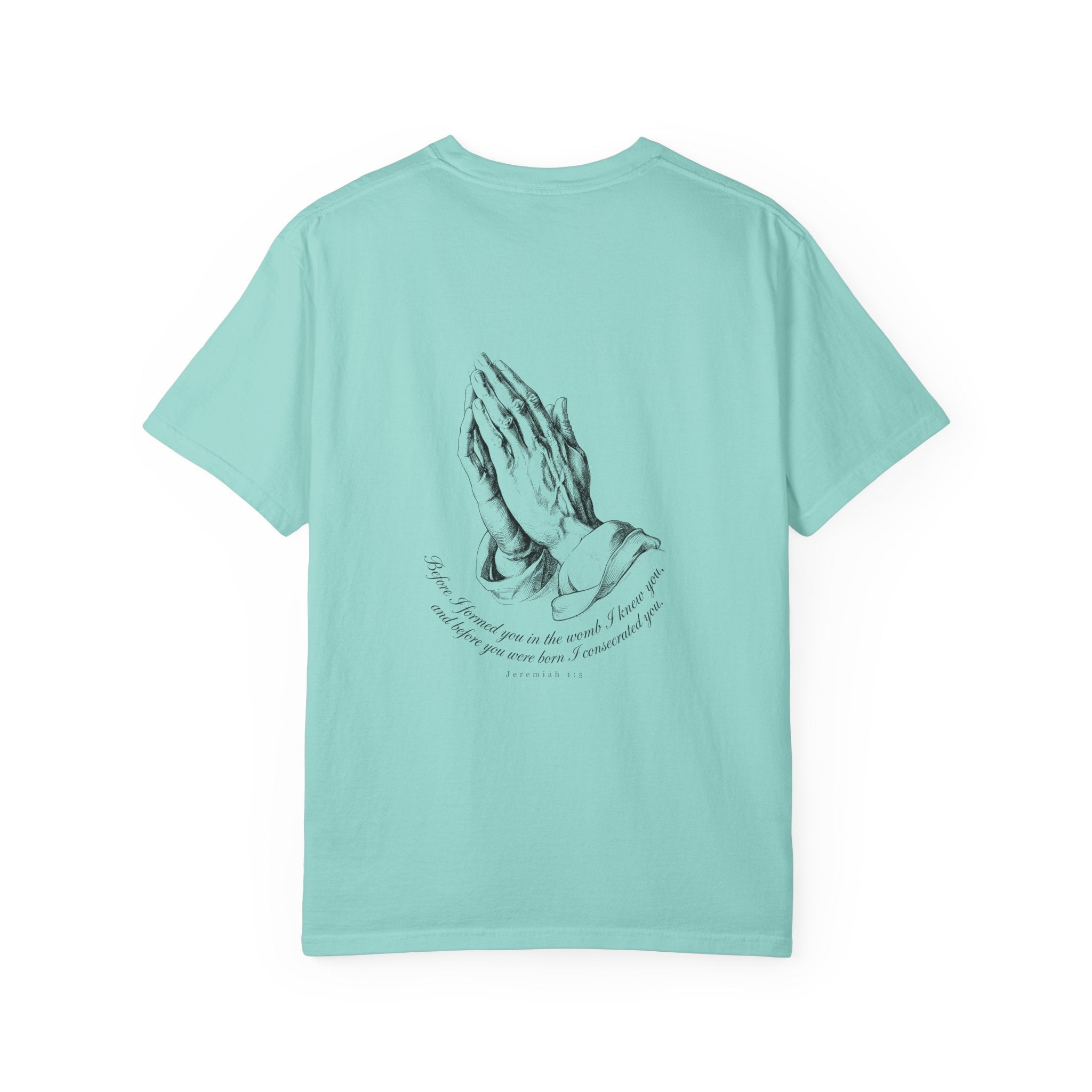 Praying Hands Graphic T-Shirt – Spiritual Vintage Prayer Tee