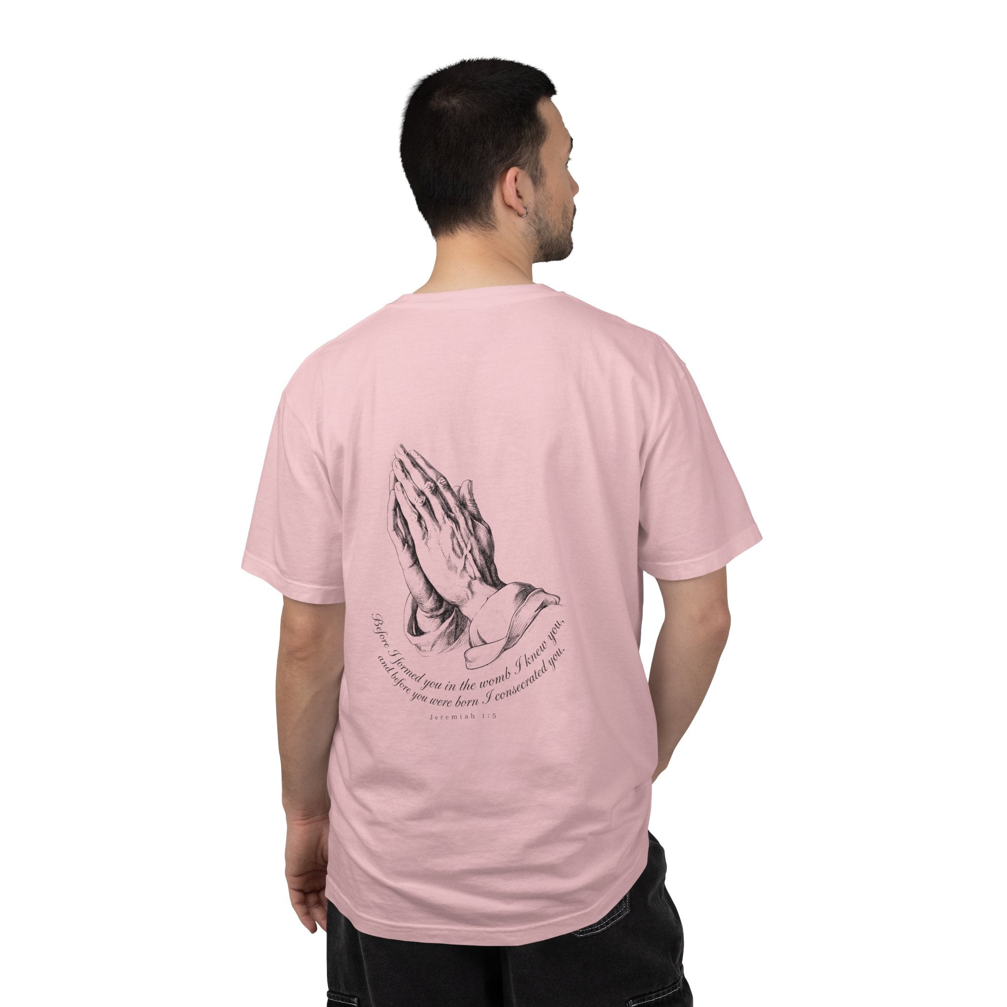 Praying Hands Graphic T-Shirt – Spiritual Vintage Prayer Tee