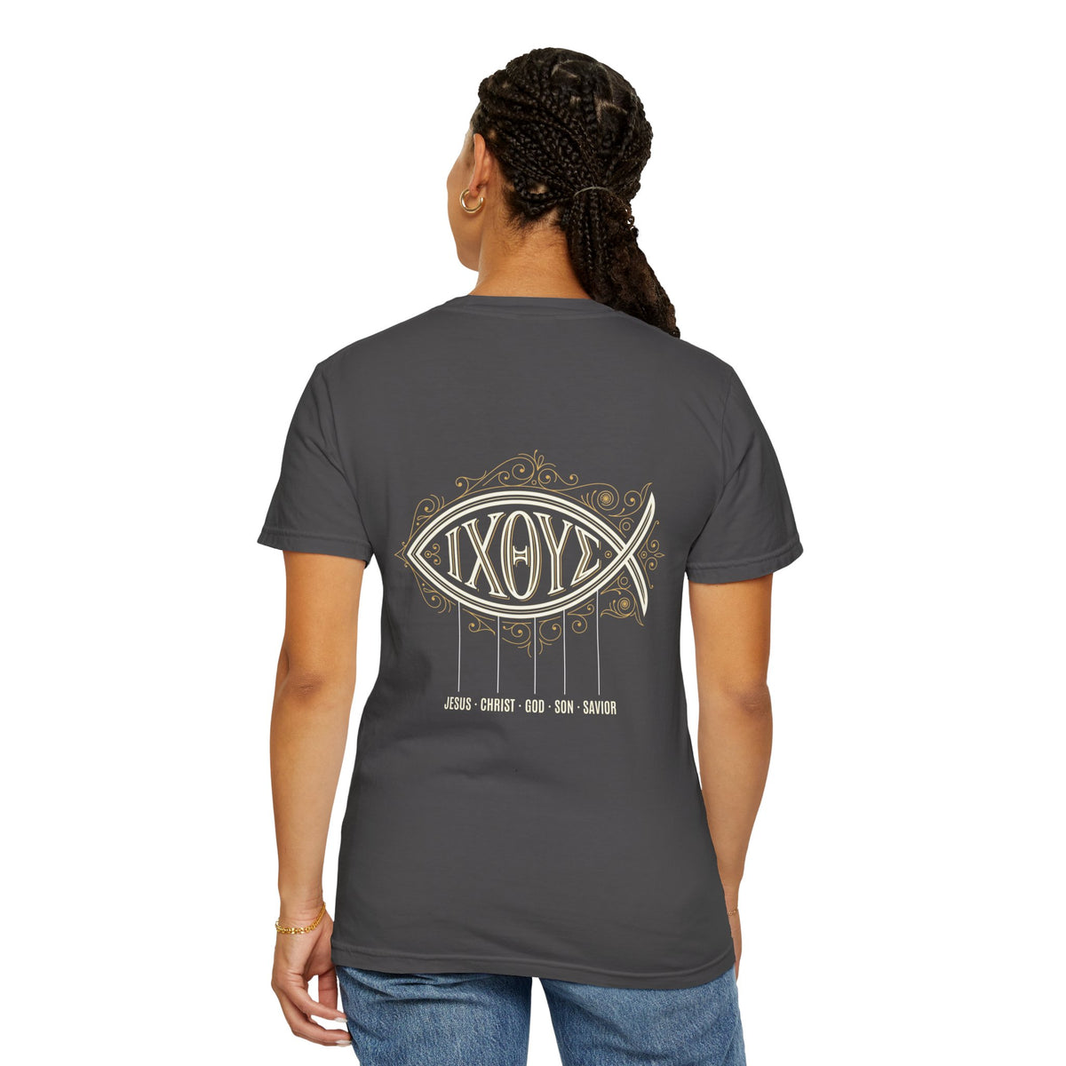 Christian Fish Symbol T-Shirt — Ichthys Faith Tee