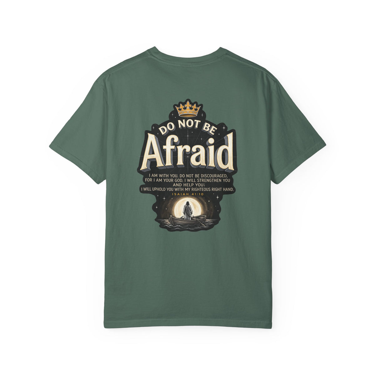 T-Shirt — "Do Not Be Afraid" Cross Graphic