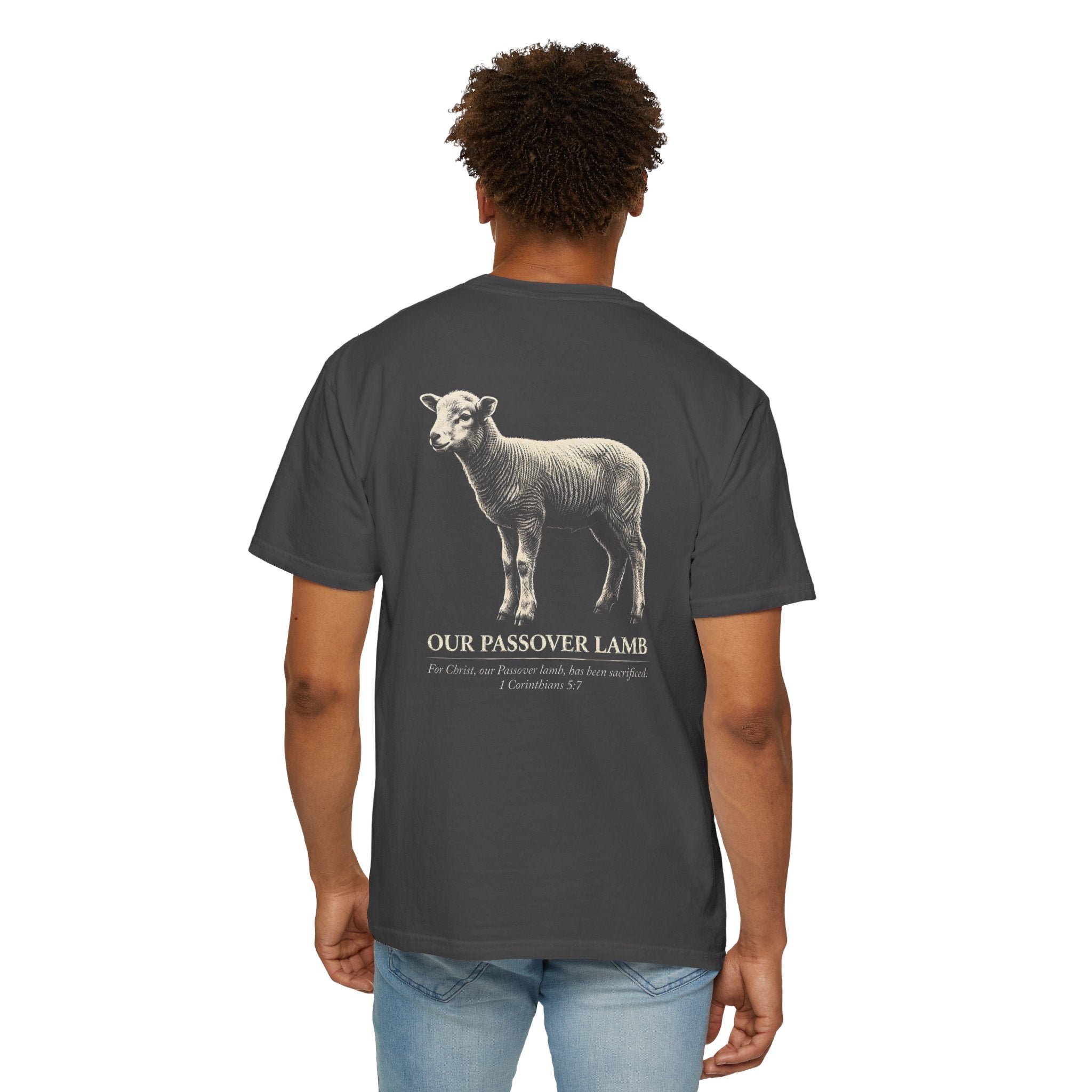 Passover Lamb T-Shirt — 'Our Passover Lamb' Religious Graphic Tee