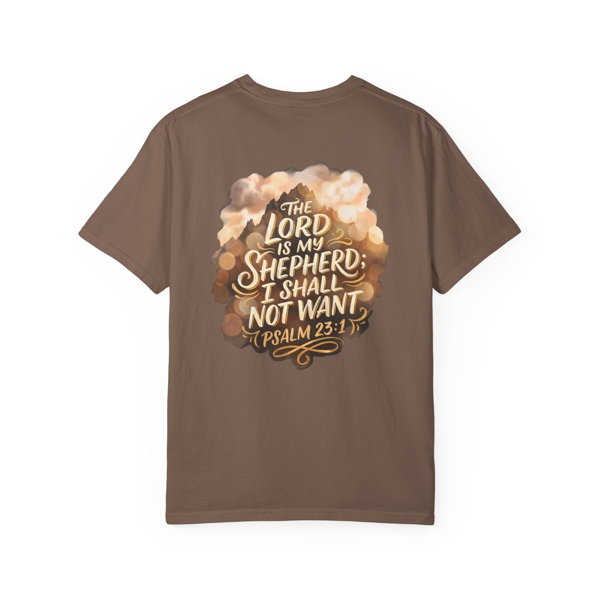 I shall not want T-shirt | Christian Cross Tee