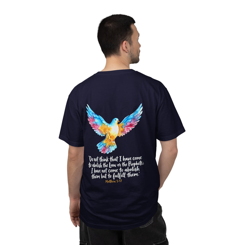 Christian Dove T-Shirt — Matthew 5:17 Bible Verse Tee