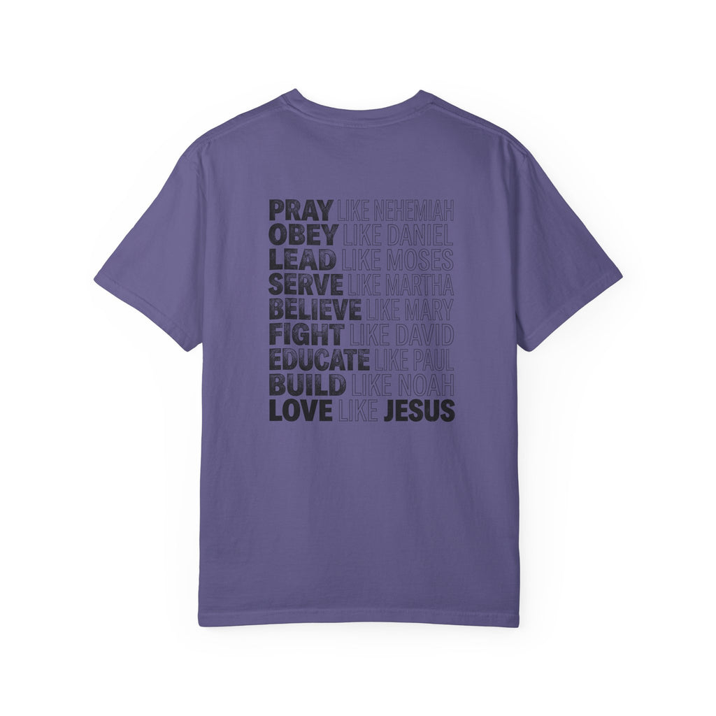 Copy of Religious Graphic T-Shirt — “As It Is Written: There Is None Righteous, Not One” with Cross