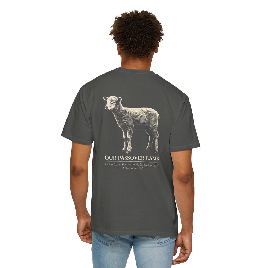 Passover Lamb T-Shirt — 'Our Passover Lamb' Religious Graphic Tee