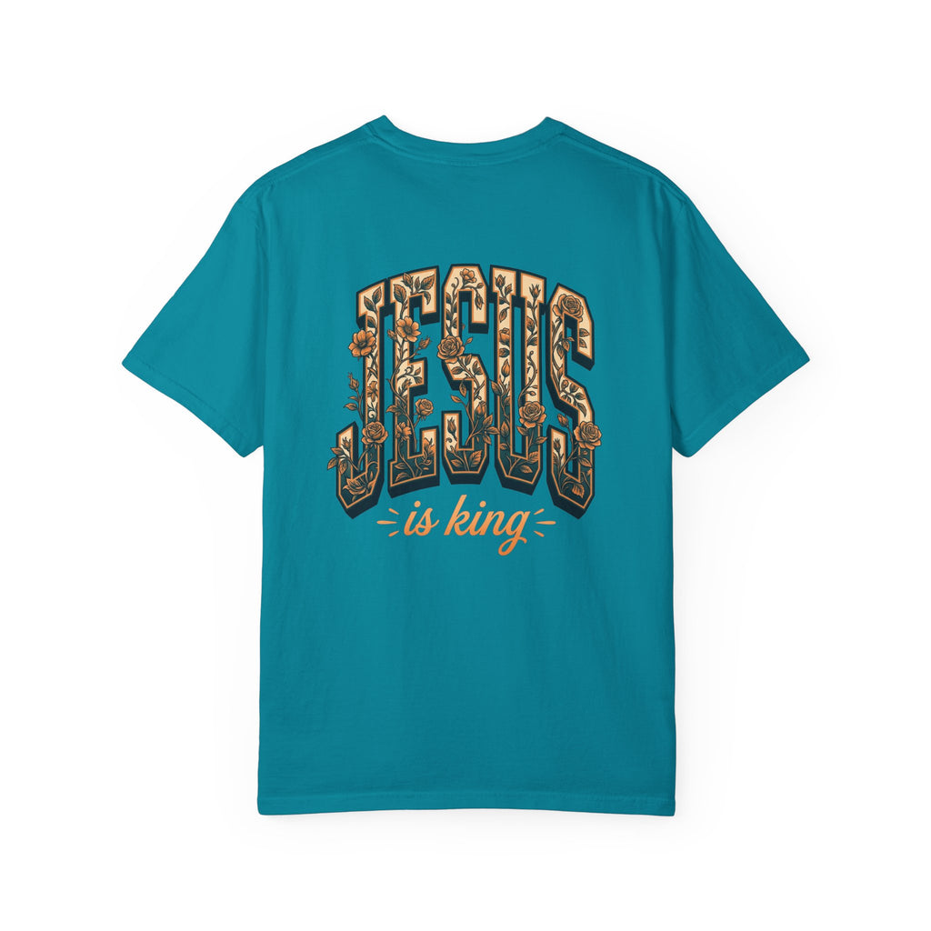 Jesus Is King T-Shirt — Three Crosses Graphic Christian Tee