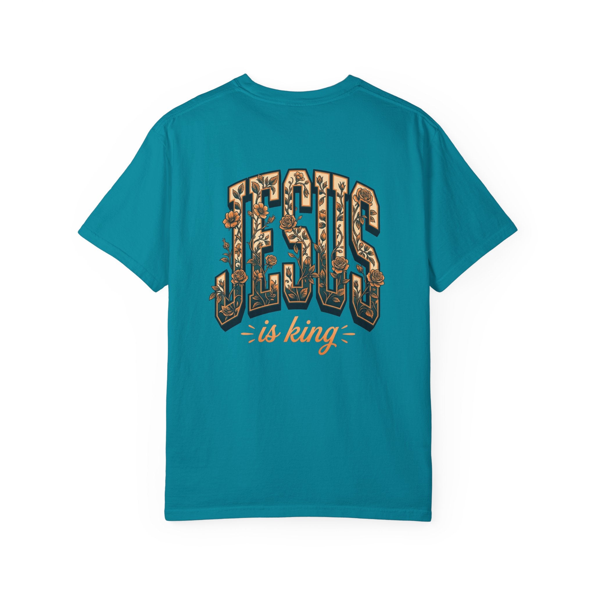 Jesus Is King T-Shirt — Three Crosses Graphic Christian Tee