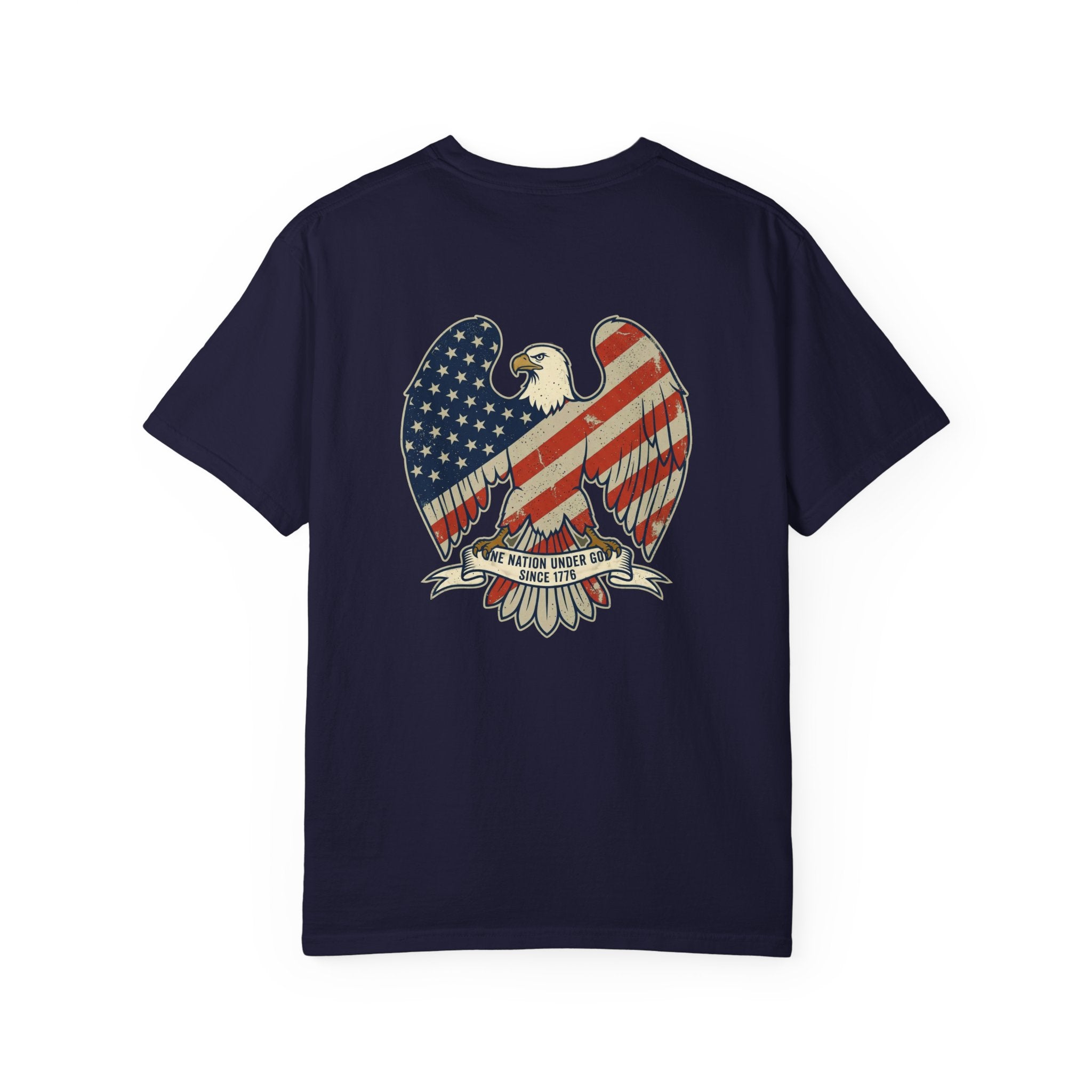 One Nation 02 T-shirt | Christian Cross Tee