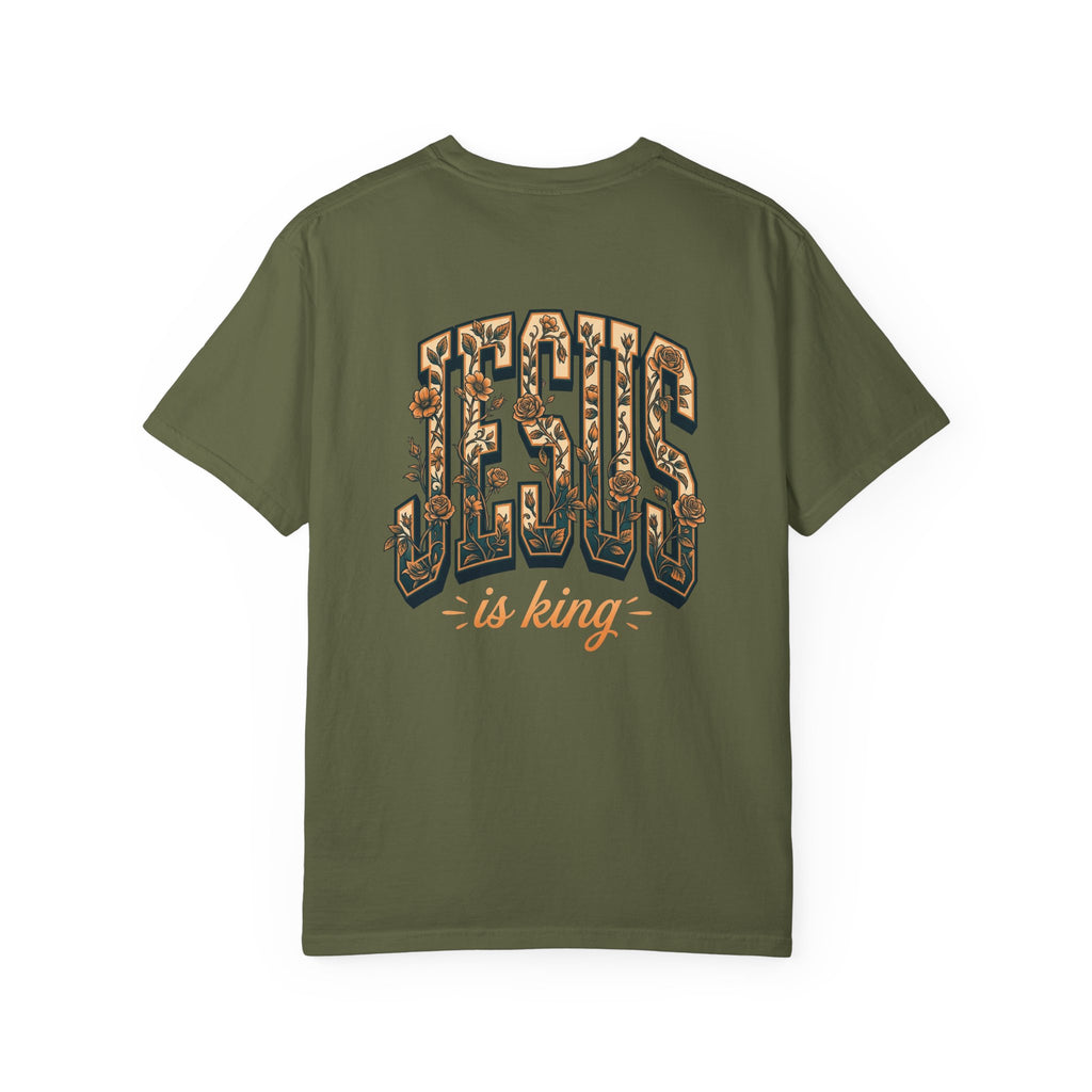 Jesus Is King T-Shirt — Three Crosses Graphic Christian Tee
