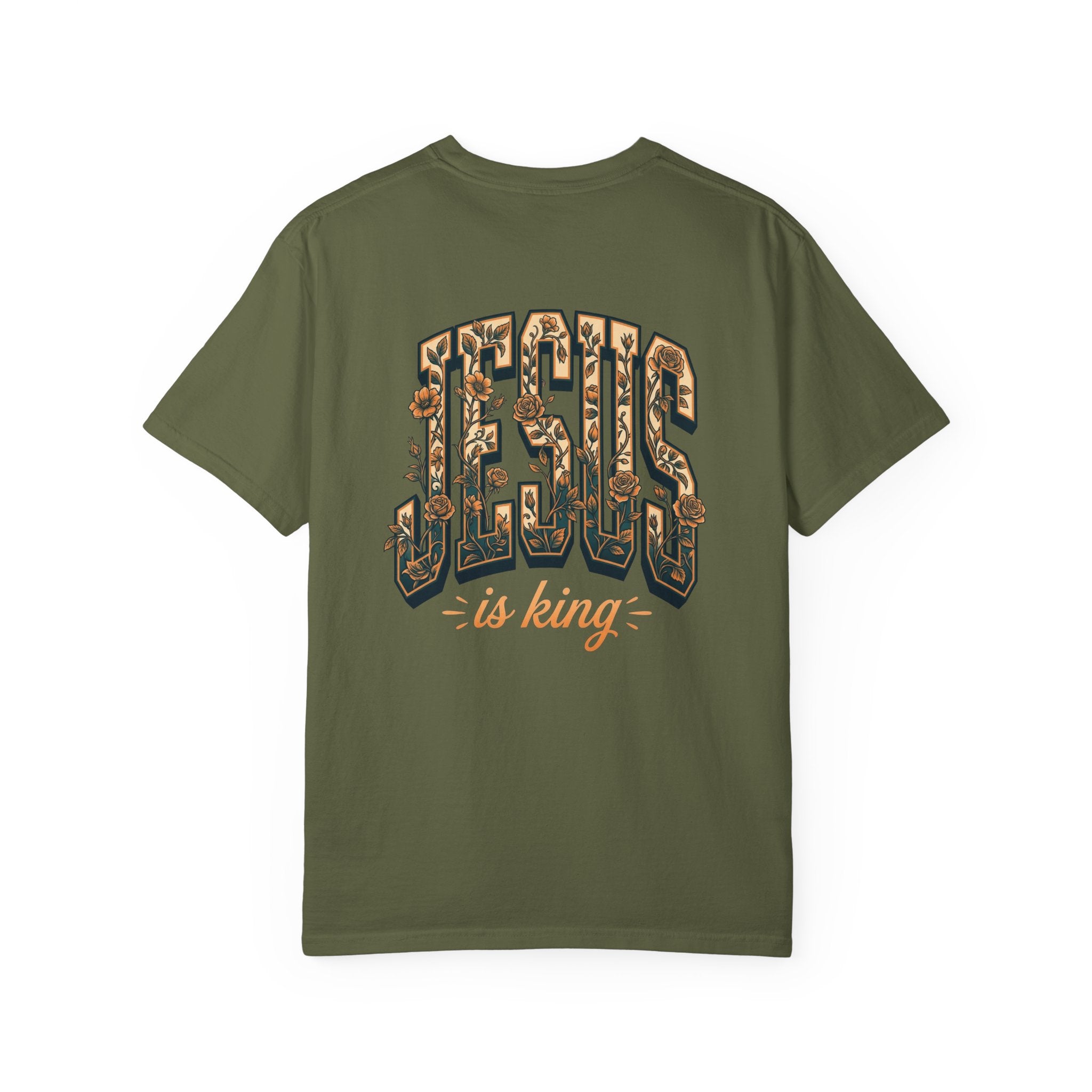 Jesus Is King T-Shirt — Three Crosses Graphic Christian Tee