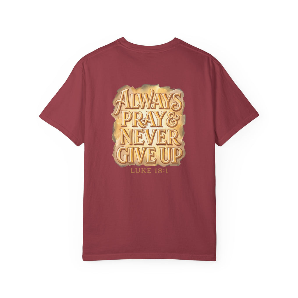 Always Pray T-shirt | Christian Cross Tee