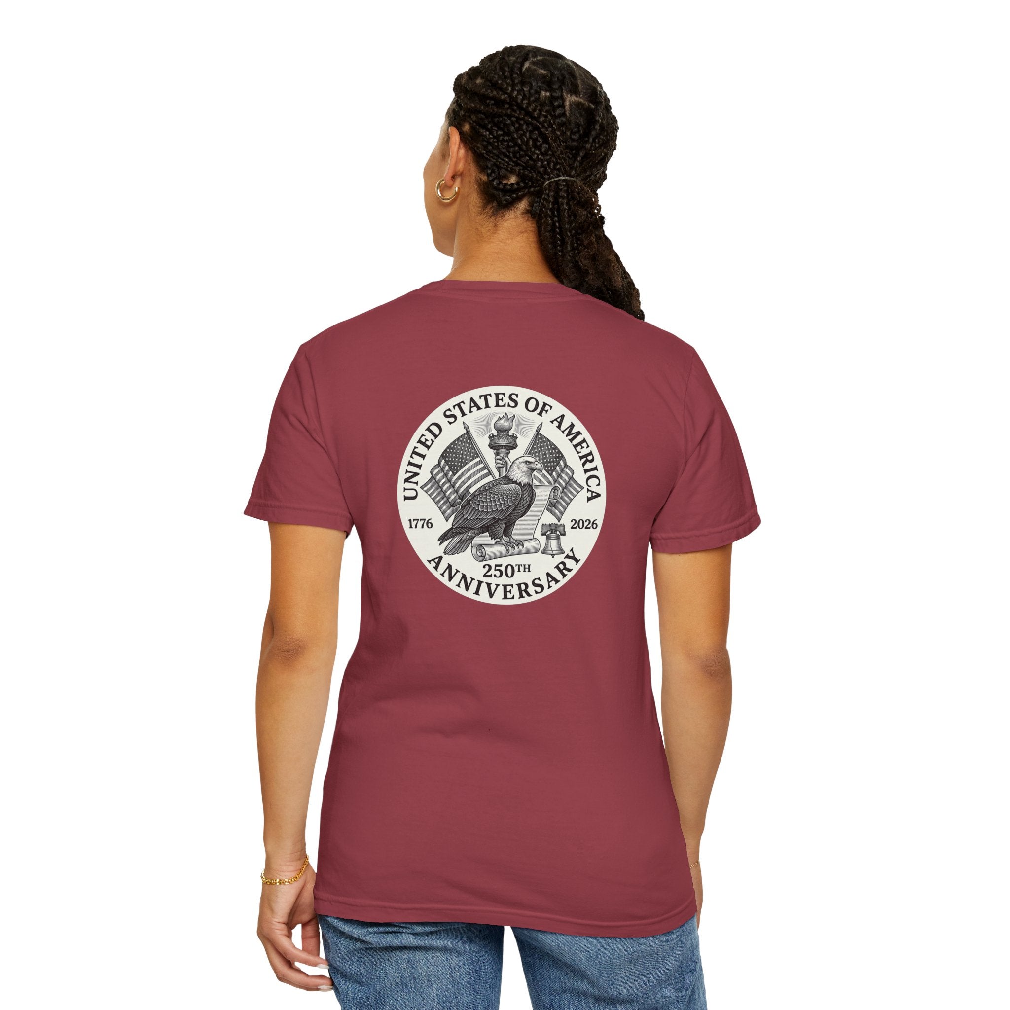 America 250th Anniversary T‑Shirt — Vintage Eagle Seal Tee