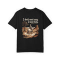 Christian Cowboy T-Shirt — “I don’t need easy. I need holy.” Graphic Tee with Cross