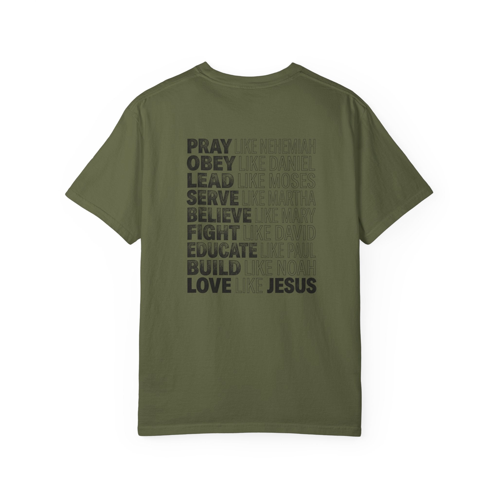 Copy of Religious Graphic T-Shirt — “As It Is Written: There Is None Righteous, Not One” with Cross