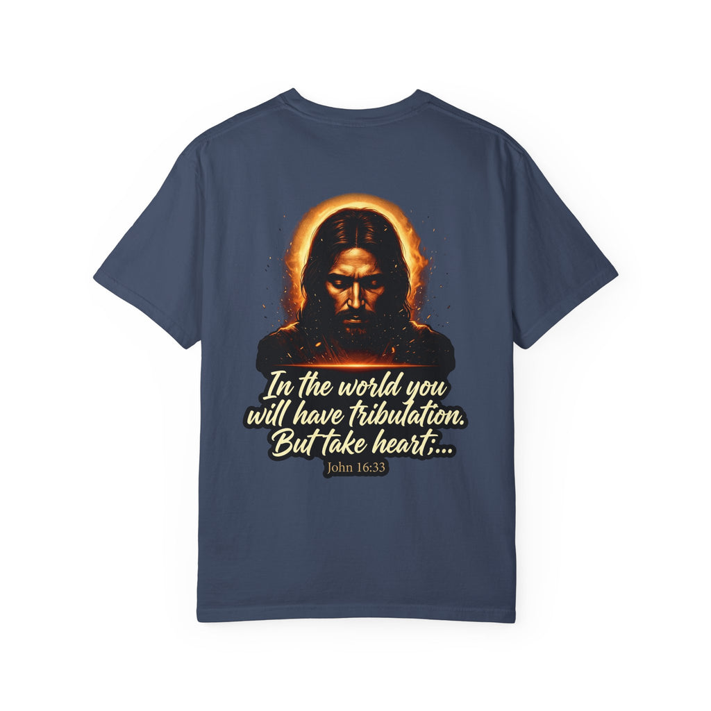 But take heart T-shirt | Christian Cross Tee
