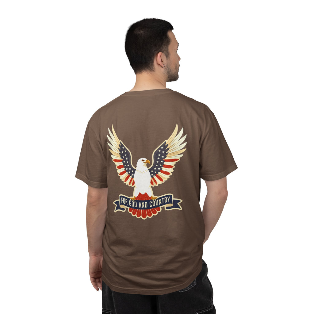 Patriotic Eagle 'America - For God and Country' T-Shirt