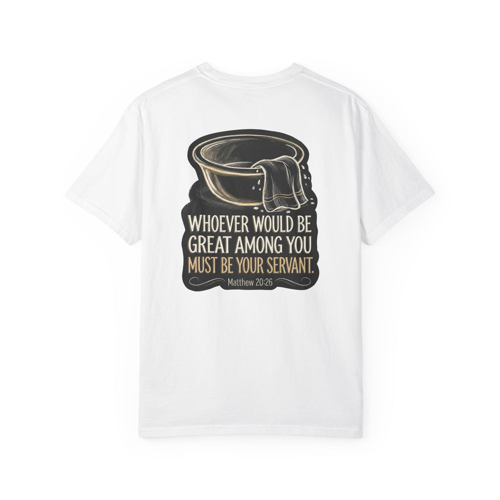 Great among you T-shirt | Christian Cross Tee ALT LIGHT