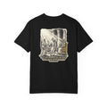 Religious T-Shirt — Small Cross Front & 'Let My People Go' Back Graphic