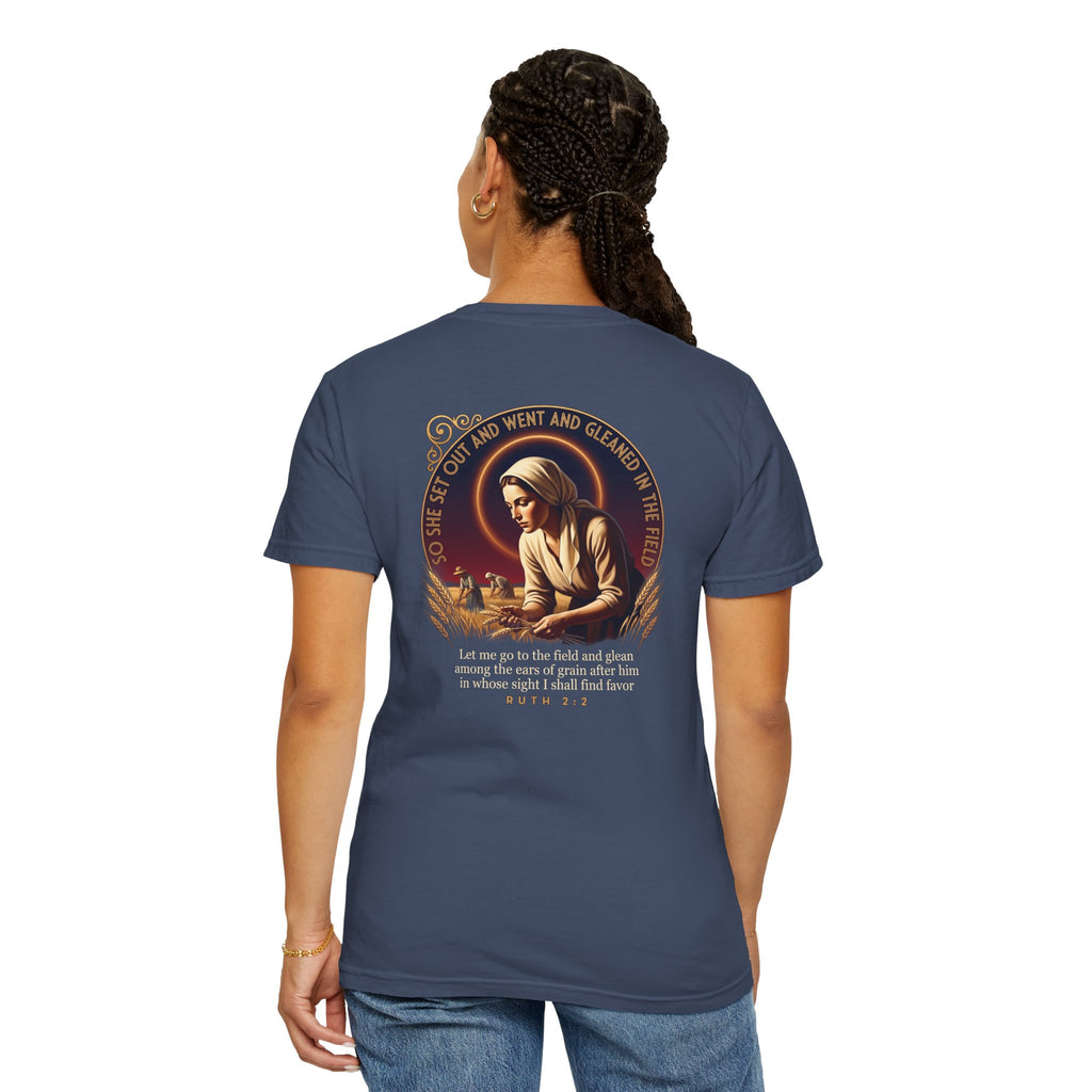 Christian Cross T-Shirt — Ruth Gleaning in the field