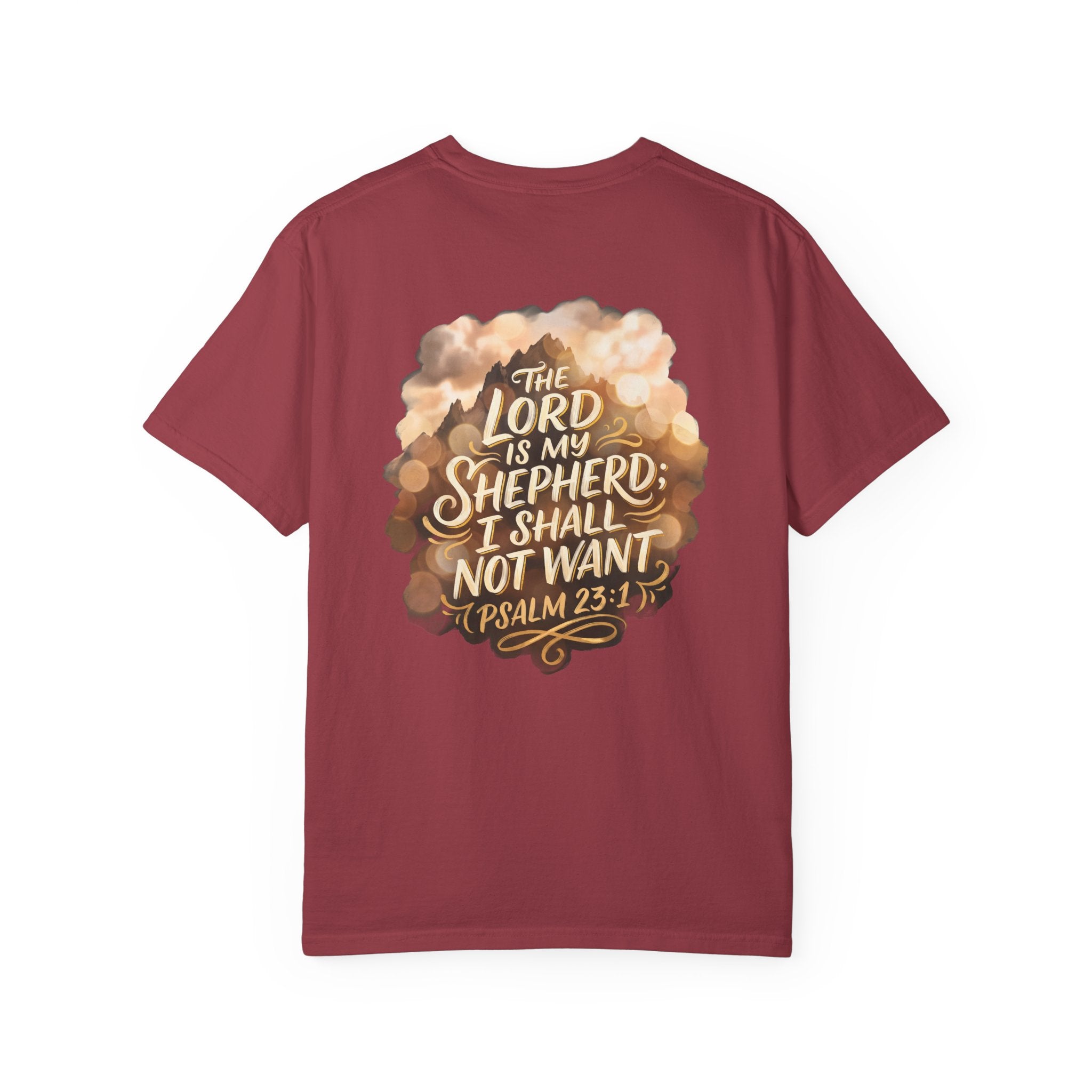 I shall not want T-shirt | Christian Cross Tee