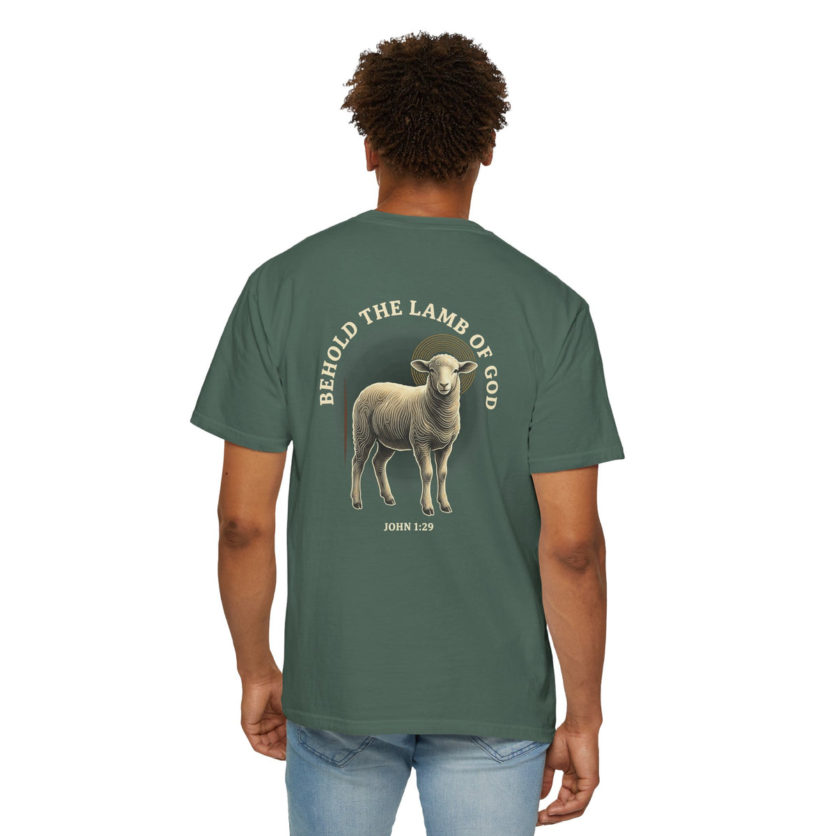 Christian Cross & ‘Behold the Lamb of God’ T-Shirt