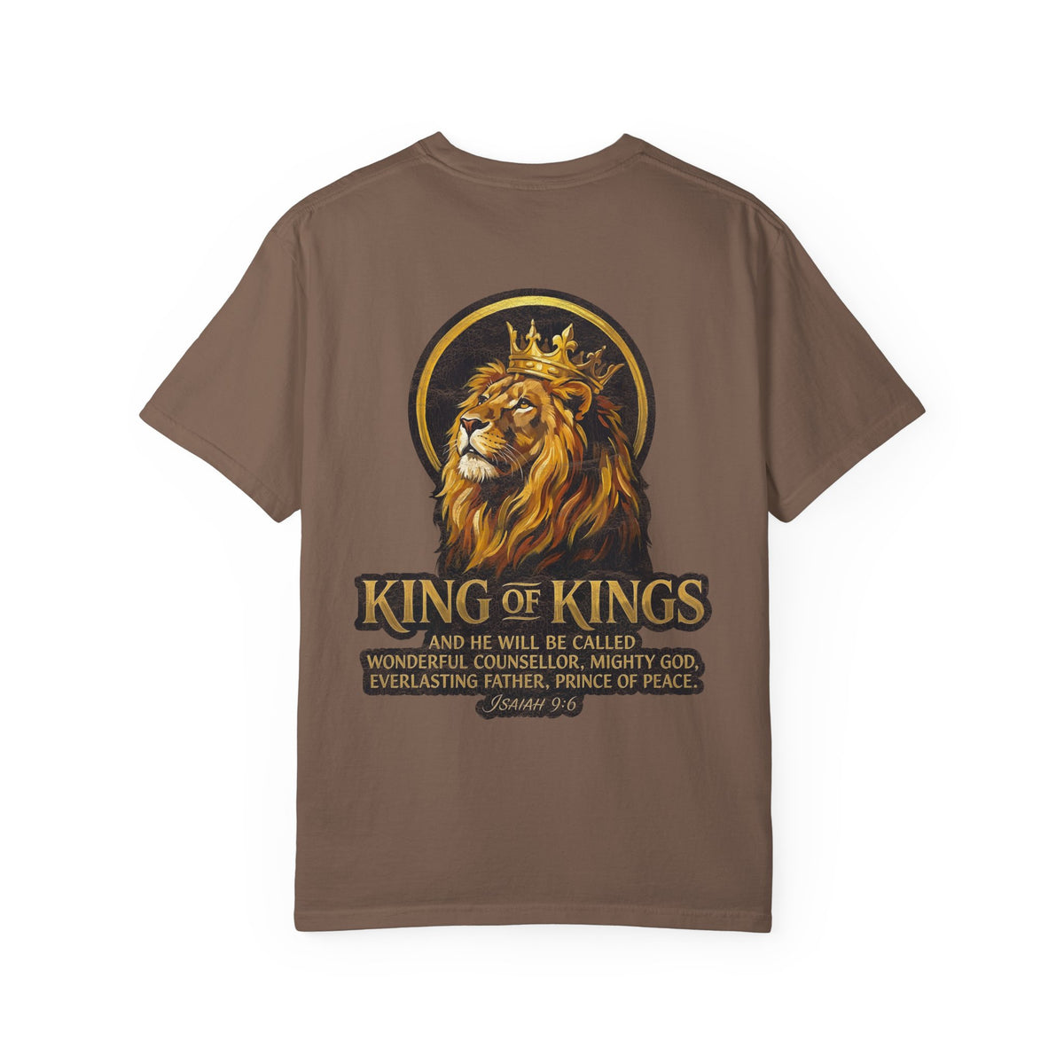 King of Kings T-Shirt — Lion Crown Christian Tee