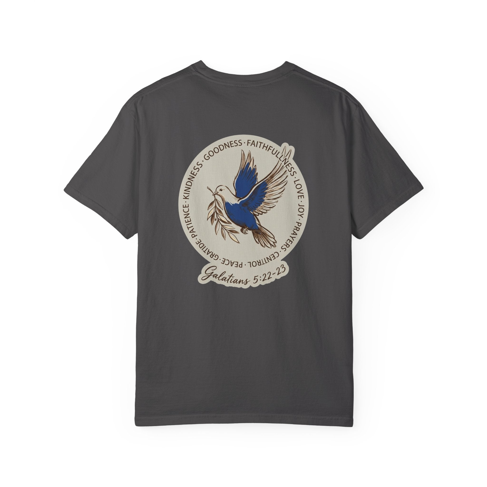 Christian Dove T-Shirt — Galatians 5:22-23 Fruit of the Spirit Tee