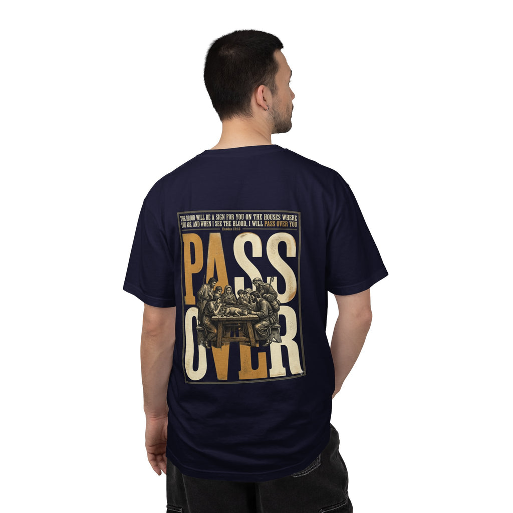 T-Shirt — "Pass Over" Vintage Seder Illustration Religious Holiday Tee