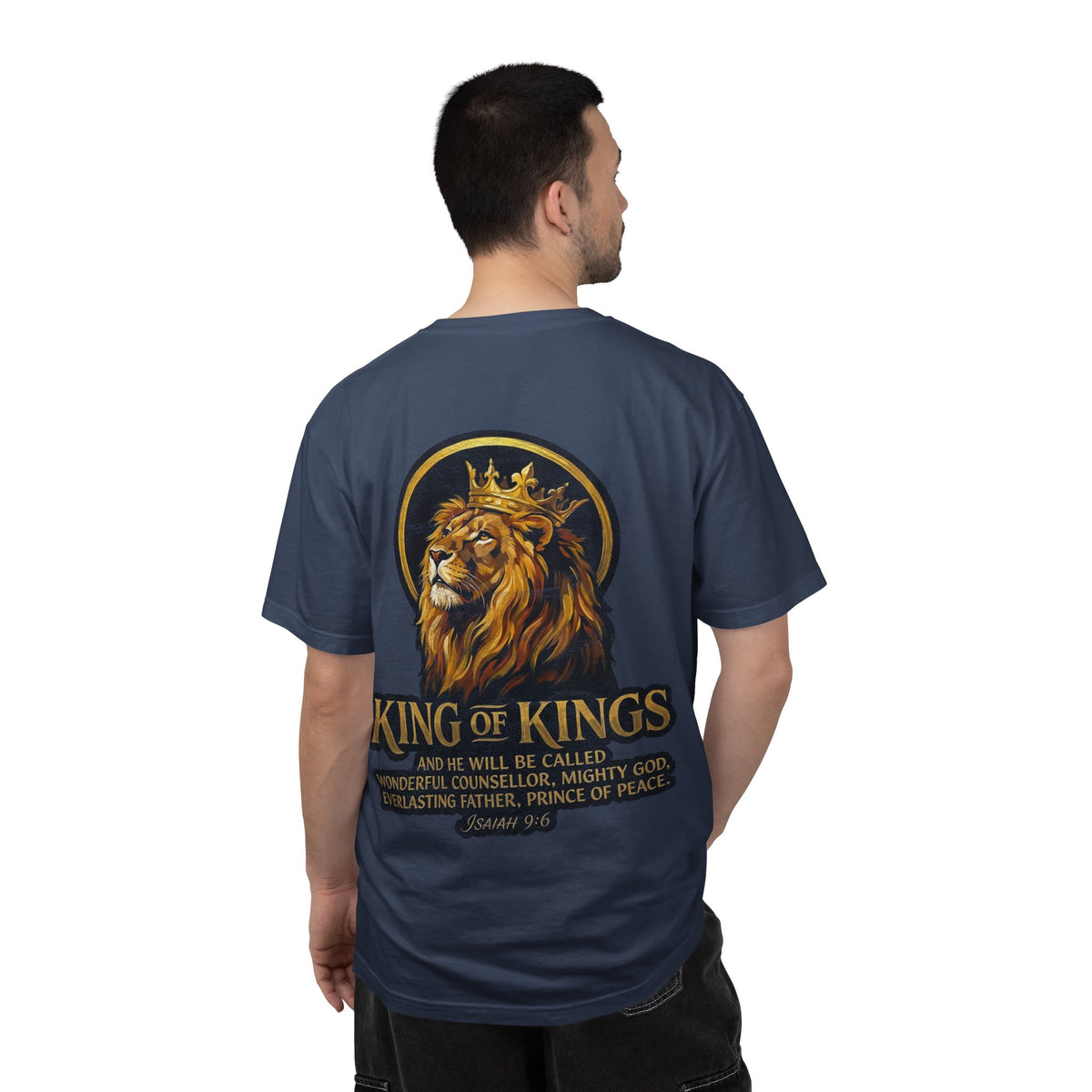 King of Kings T-Shirt — Lion Crown Christian Tee