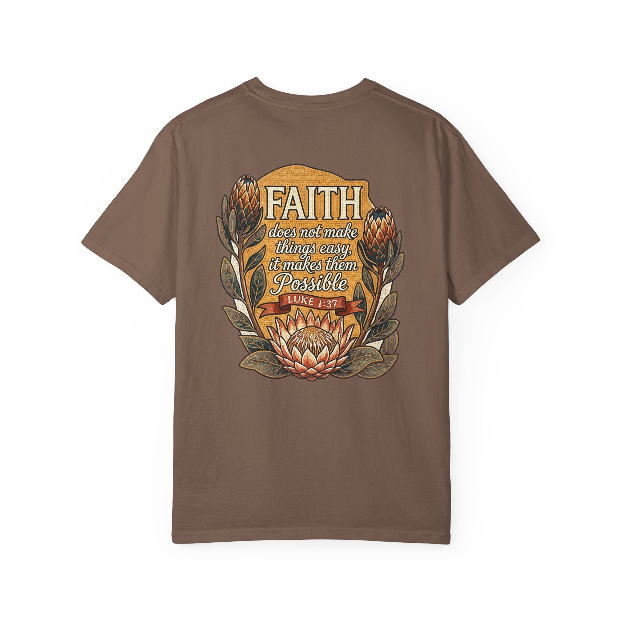 Faith Christian Cross T-Shirt — "I Surrender All" Vintage Faith Graphic Tee