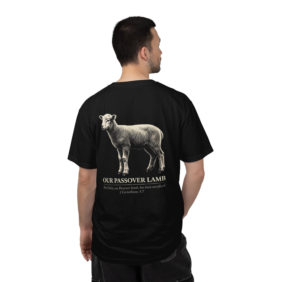 Passover Lamb T-Shirt — 'Our Passover Lamb' Religious Graphic Tee