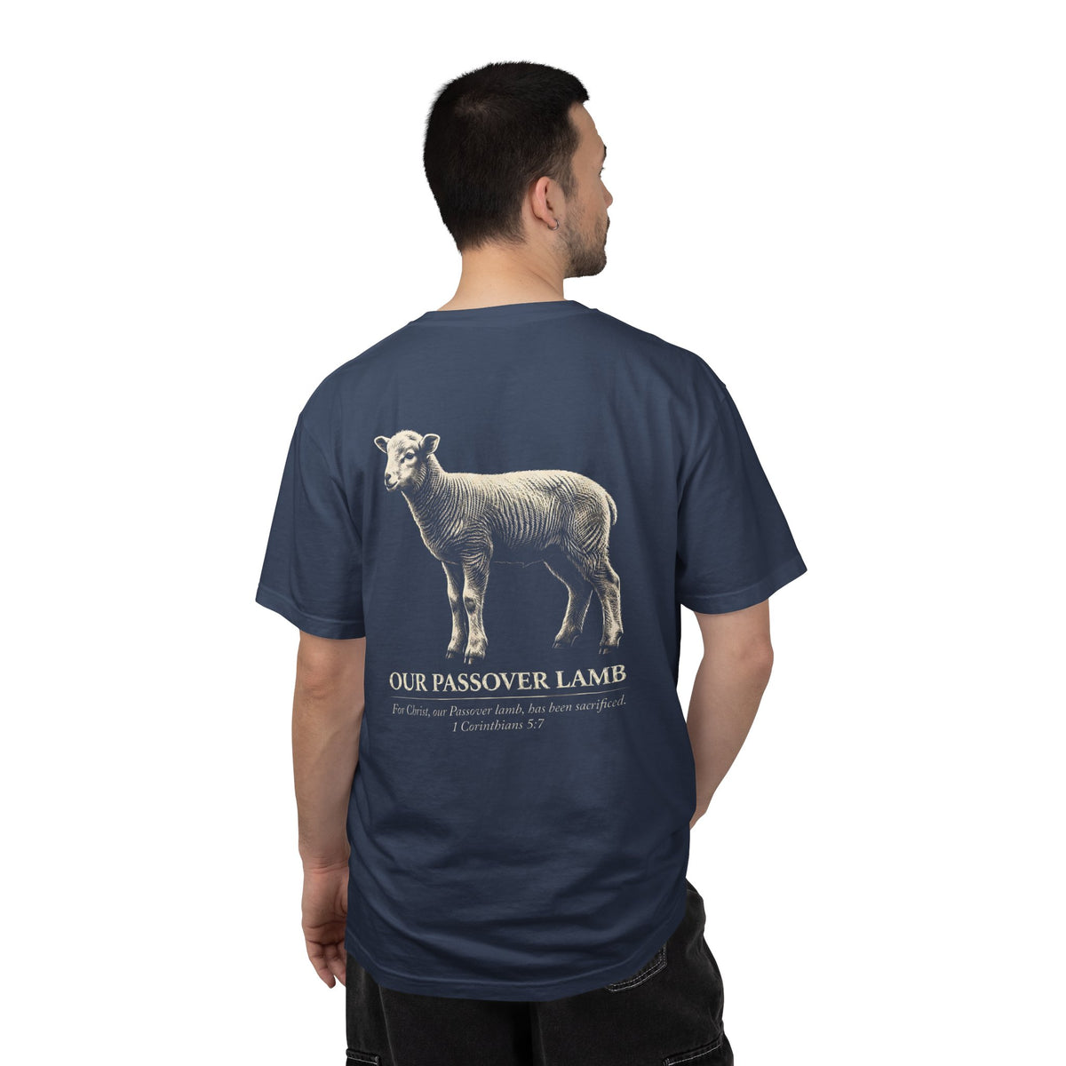Passover Lamb T-Shirt — 'Our Passover Lamb' Religious Graphic Tee